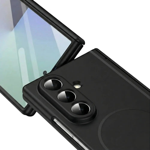 Spineguard P1 Galaxy Z Fold case used as a 360-degree kickstand