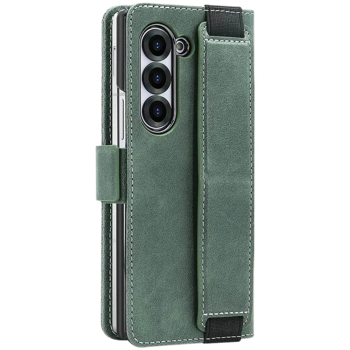 Z Fold Leather Strap Wallet Case