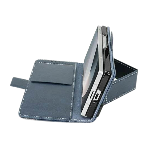 Commuter C1 Galaxy Z Fold case feature diagram - elastic band grip