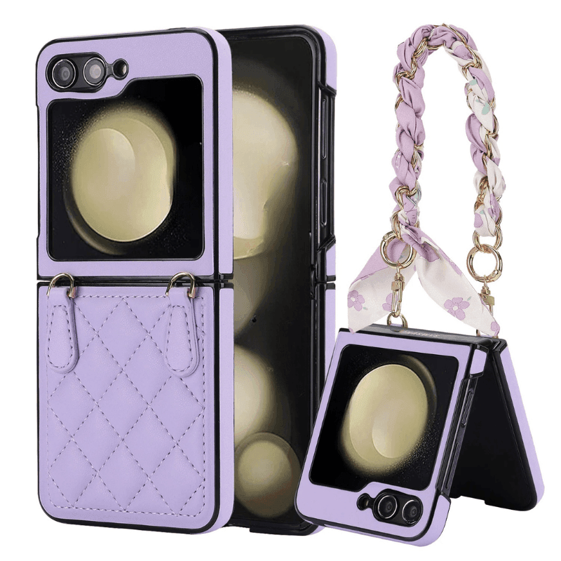 Fashion Crossbody Leather Case For Samsung Galaxy Z Flip Series - FoldifyCase