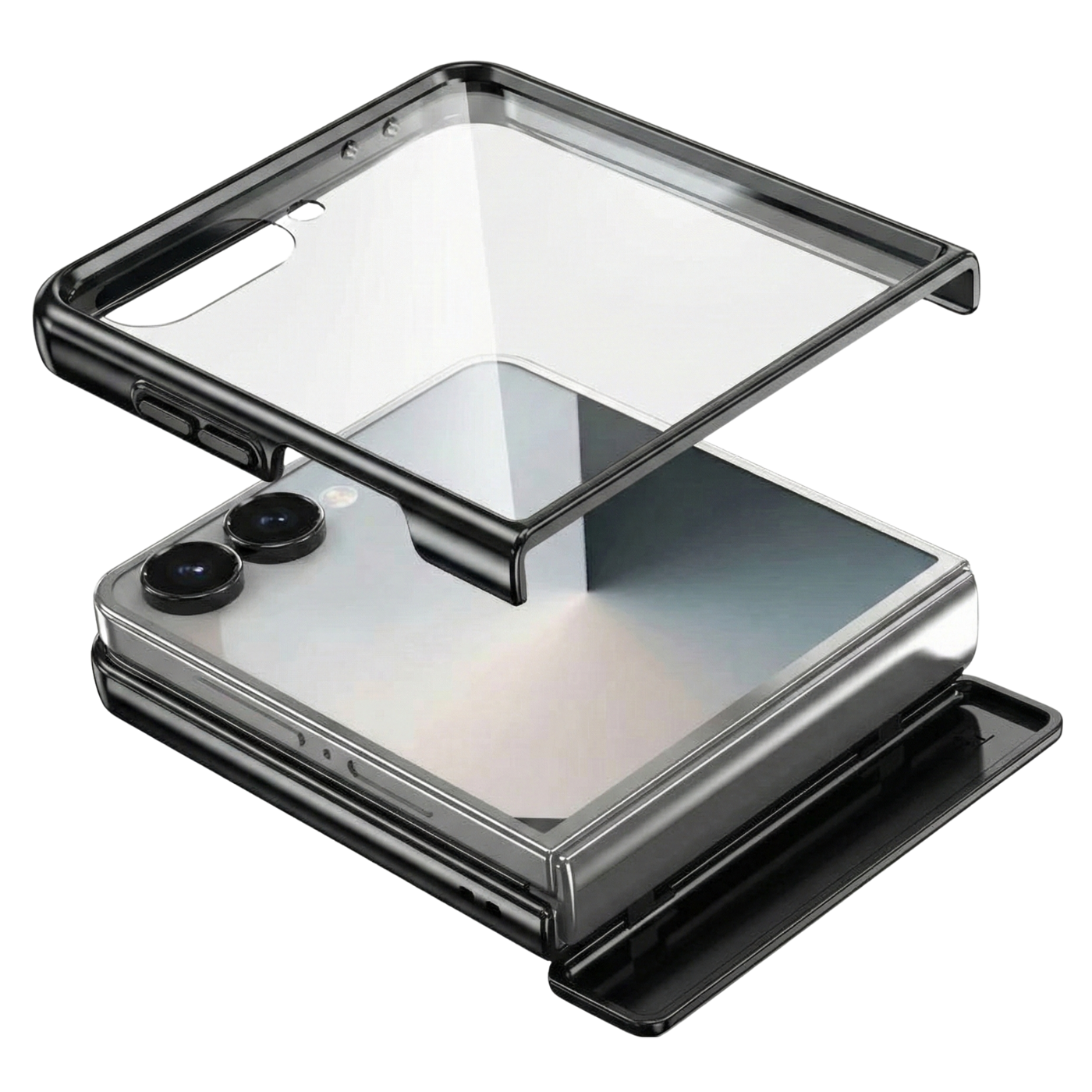 Armor - Blacked-out edges, clear back