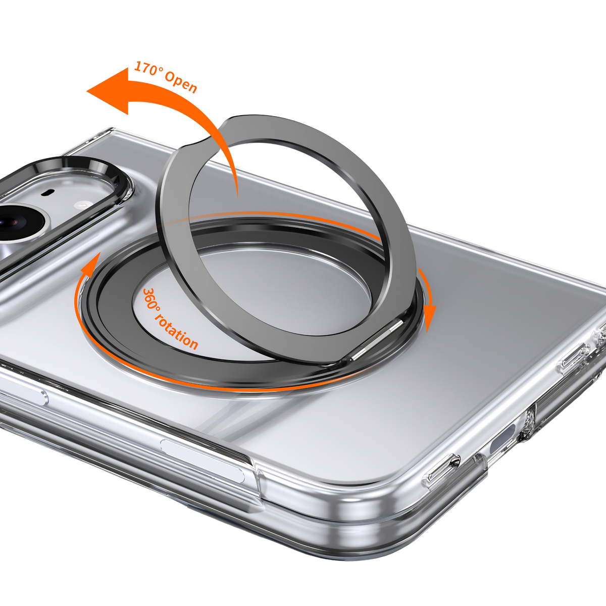 Axon M1 — MagSafe Case with 360° Rotating Ring for Galaxy Z Fold 8 Ultra, 8, 7, 6, 5 & iPhone Duo