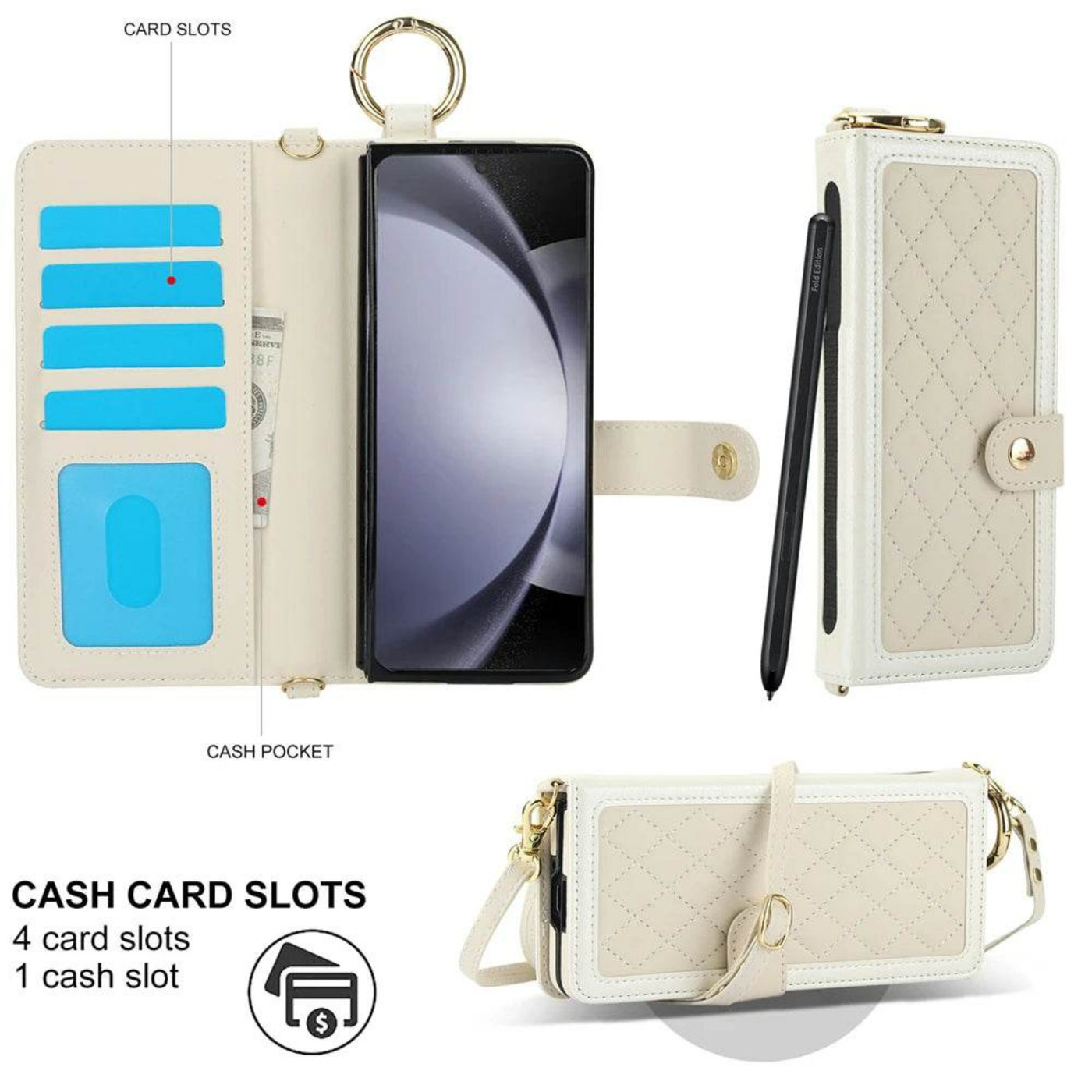 Store - Wallet built into the cover