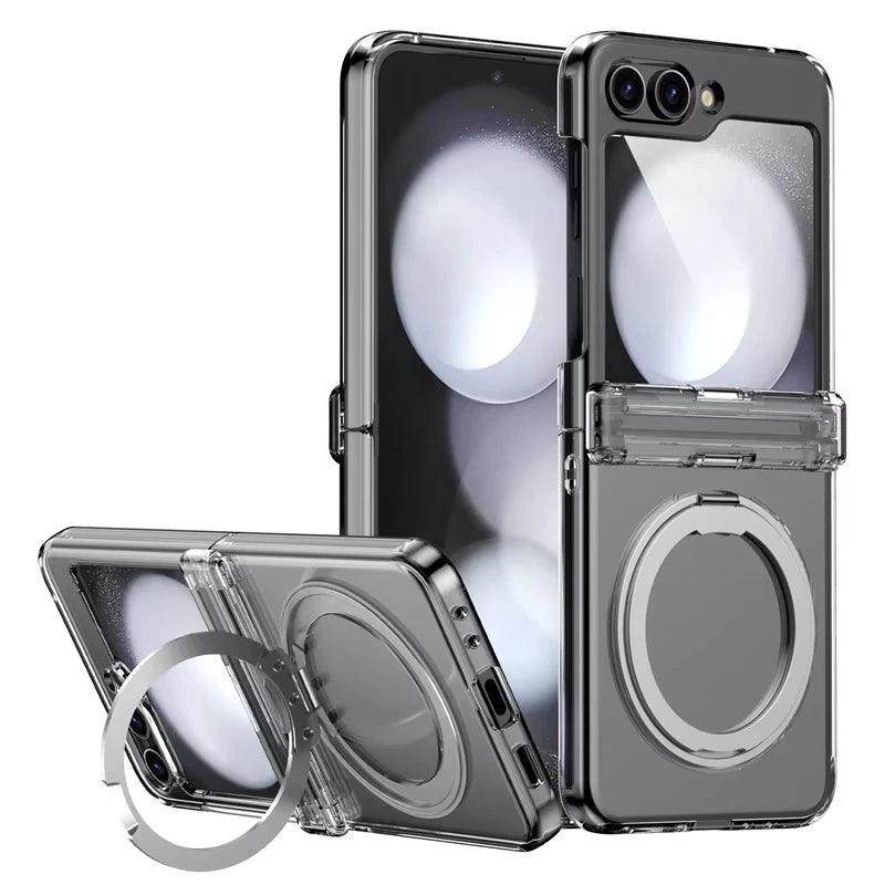 Luxury Plating Hinge 360°Magnetic Case For Samsung Galaxy Z Flip Series - FoldifyCase