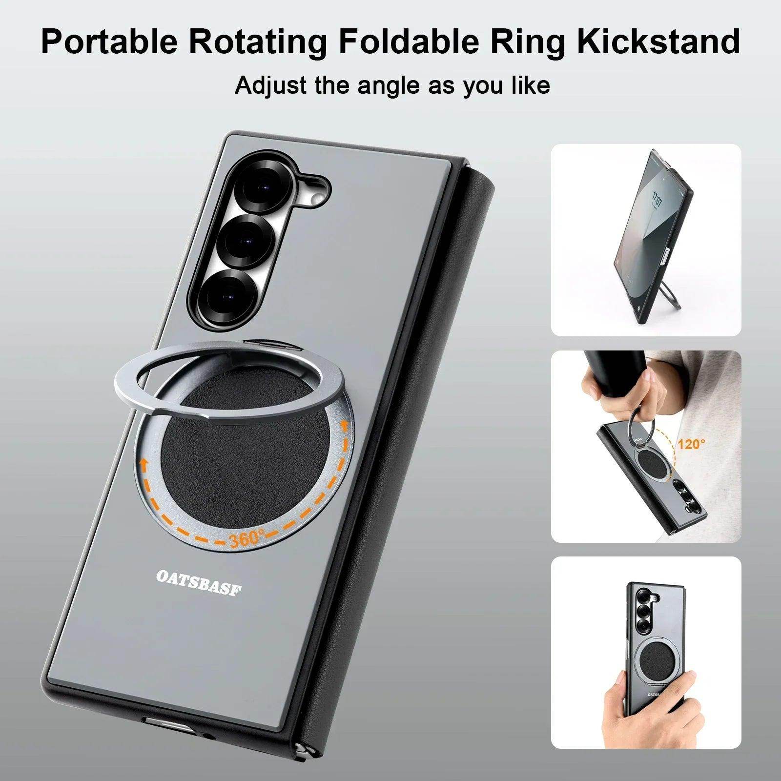 Magsafe Ring With 360° Kickstand Rotatable For Samsung Galaxy Z Fold Series - FoldifyCase