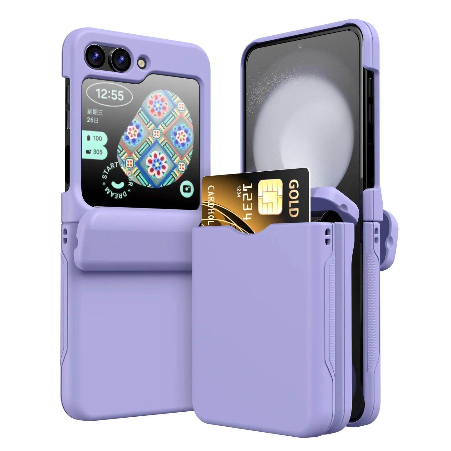 Card Slot Holder Phone Case For Samsung Galaxy Z Flip Series - FoldifyCase