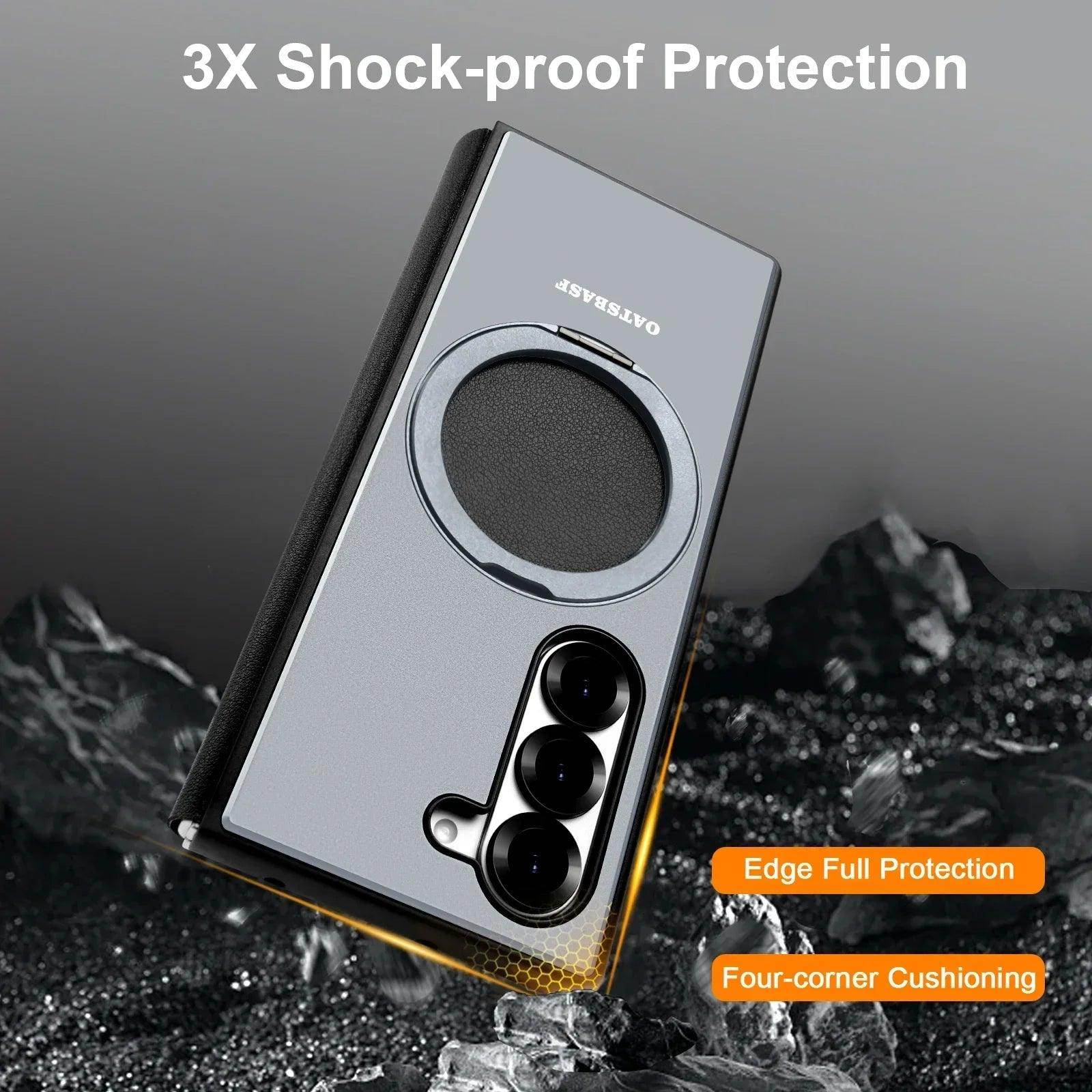 Magsafe Ring With 360° Kickstand Rotatable For Samsung Galaxy Z Fold Series - FoldifyCase