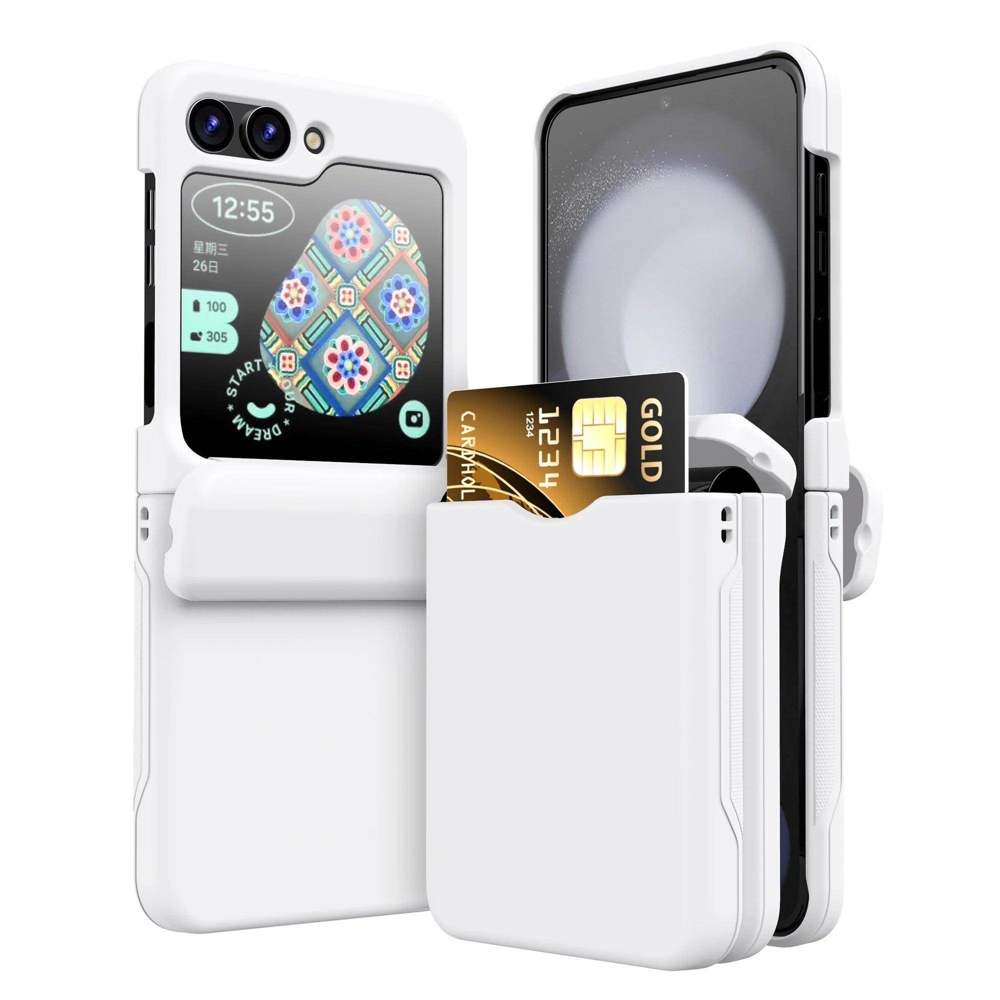 Card Slot Holder Phone Case For Samsung Galaxy Z Flip Series - FoldifyCase
