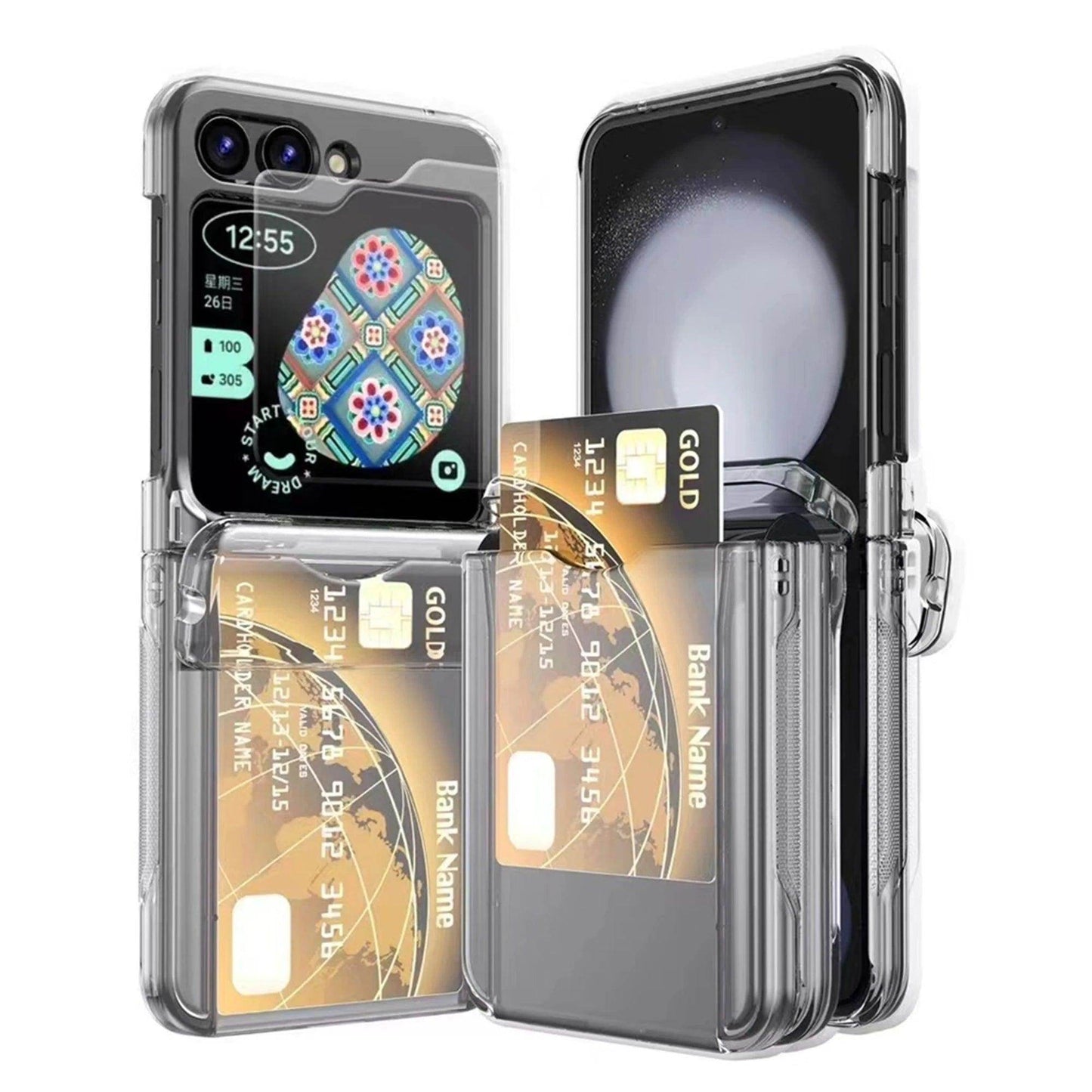 Card Slot Holder Phone Case For Samsung Galaxy Z Flip Series - FoldifyCase