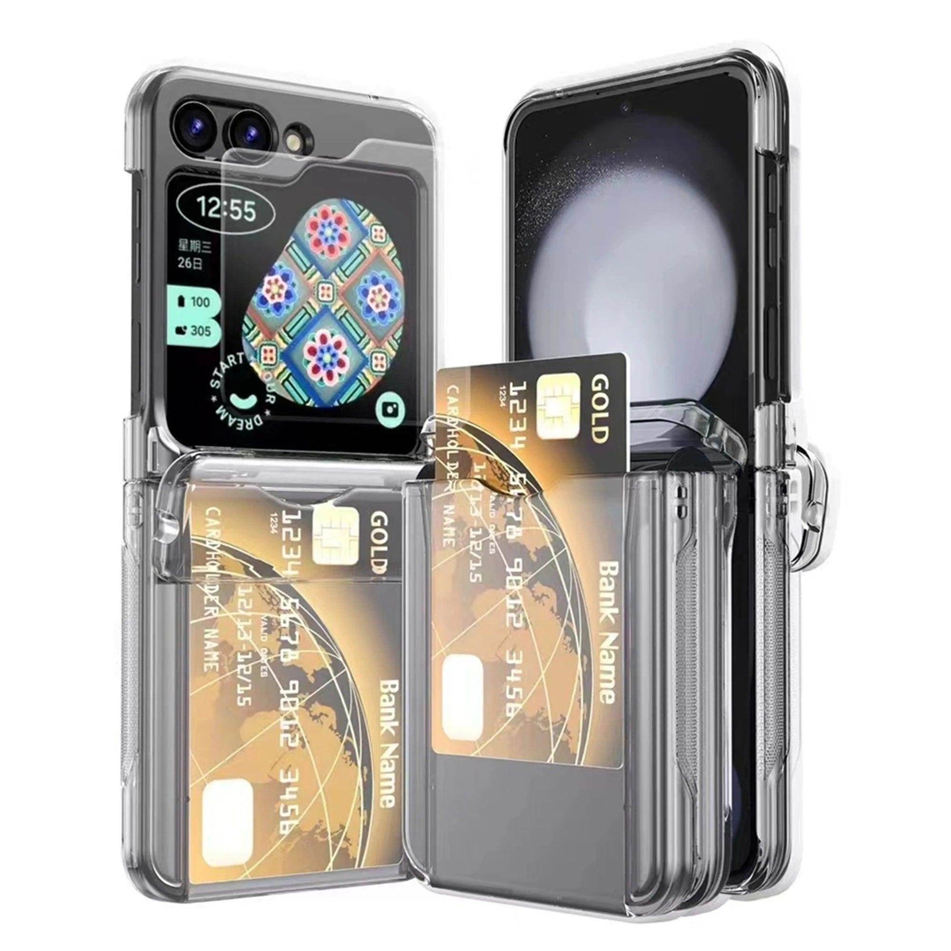 Card Slot Holder Phone Case For Samsung Galaxy Z Flip Series - FoldifyCase