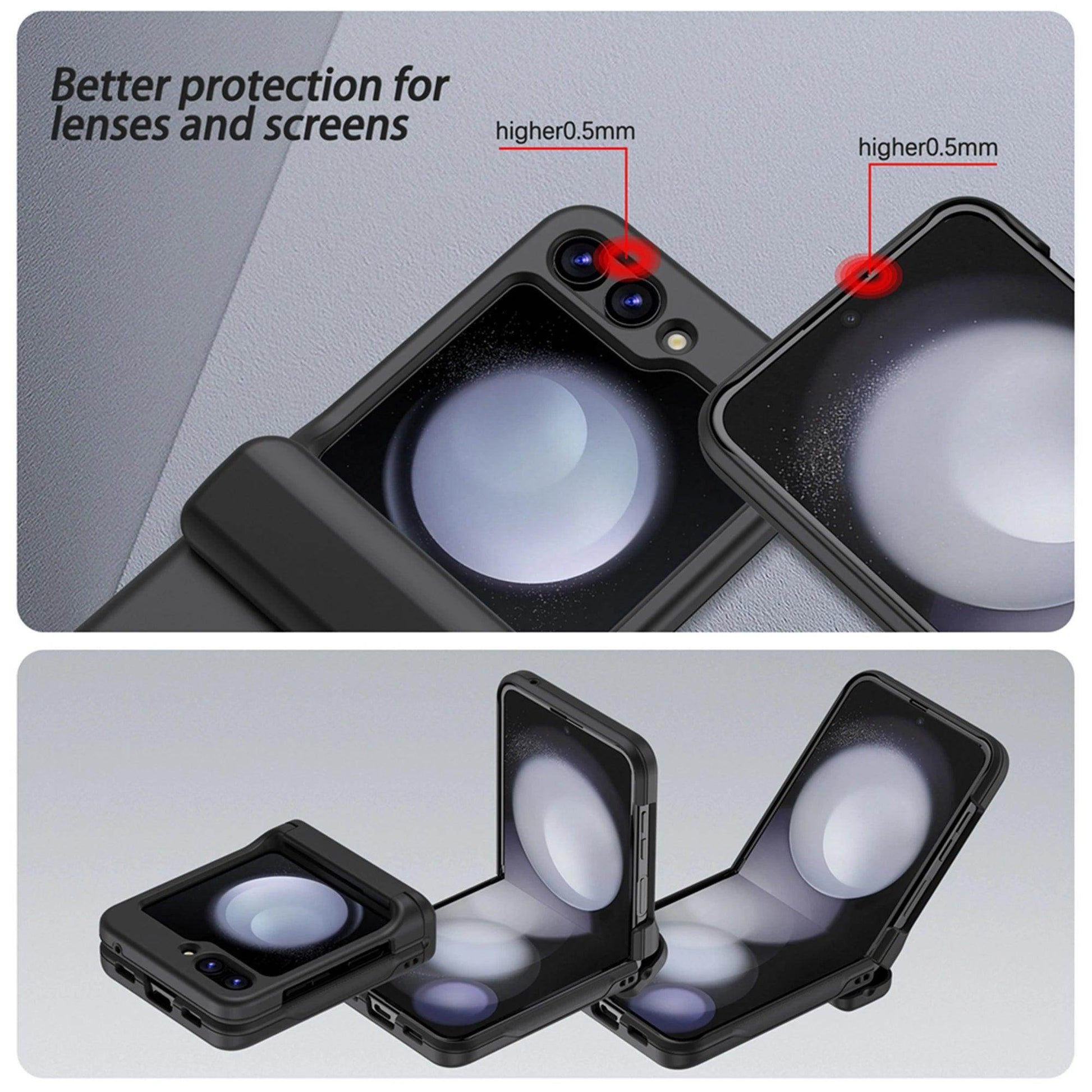 Card Slot Holder Phone Case For Samsung Galaxy Z Flip Series - FoldifyCase