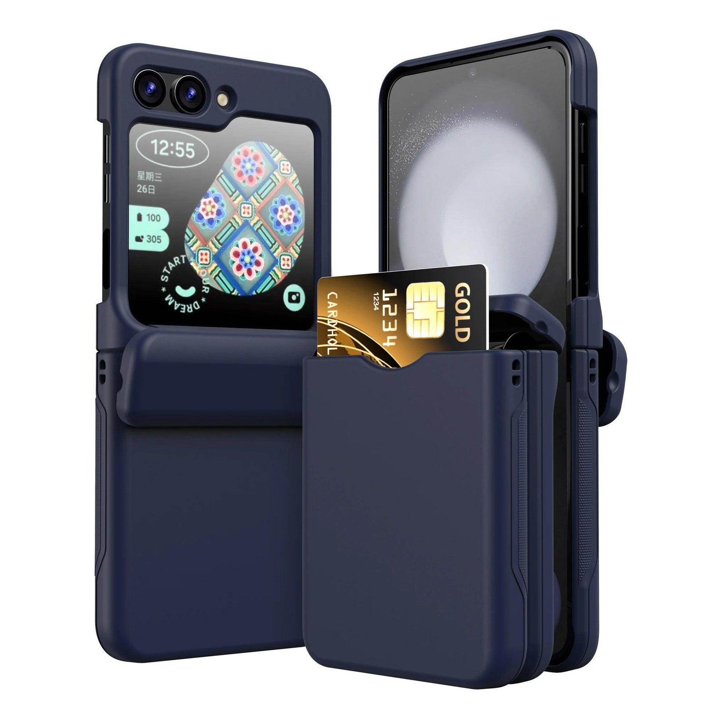 Card Slot Holder Phone Case For Samsung Galaxy Z Flip Series - FoldifyCase