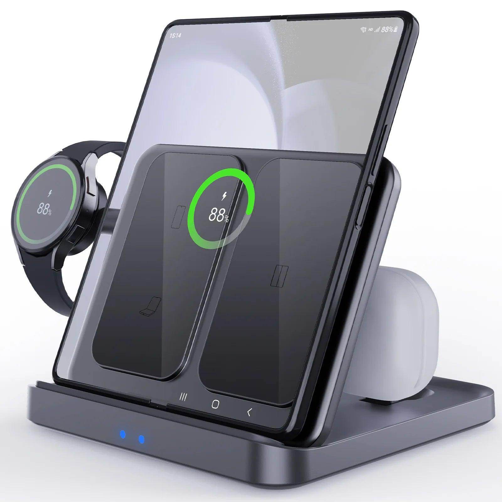 Foldable Wireless Charger 3 in 1 for Samsung Z Fold/Flip Series - FoldifyCase