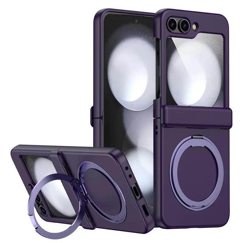 Luxury Plating Hinge 360°Magnetic Case For Samsung Galaxy Z Flip Series - FoldifyCase
