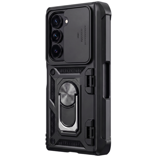 Sentinel H1 — Shock-Absorbent Case with 360° Rotating Ring for Galaxy Z Fold 8 Ultra, 7, 6, 5