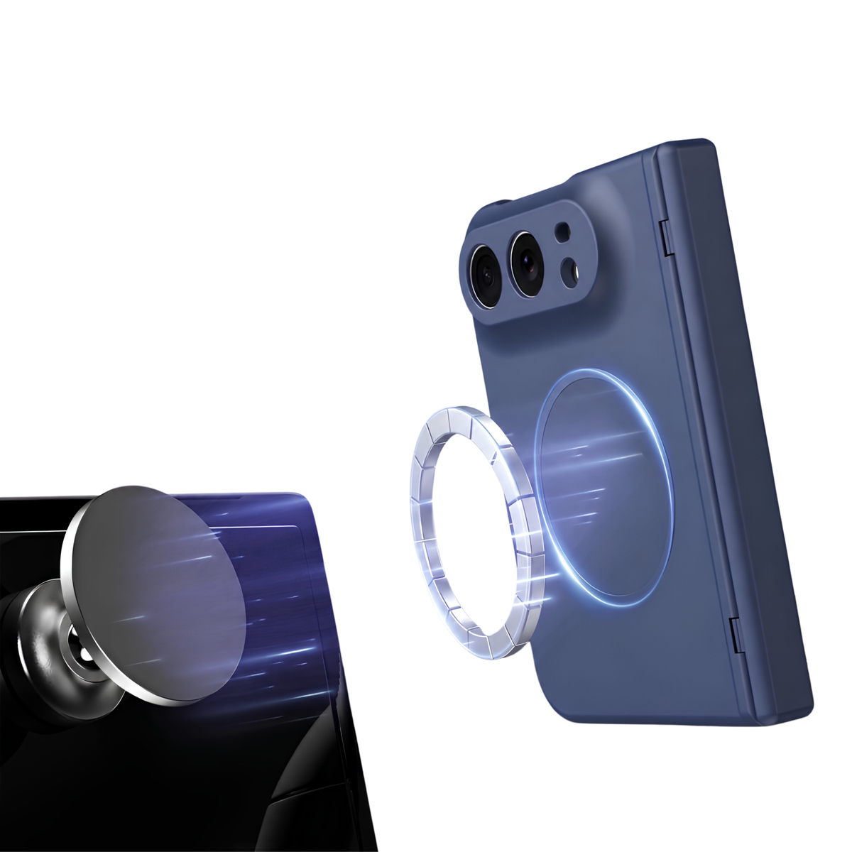 Spineguard P1 iPhone Fold car magnetic mount - Blue