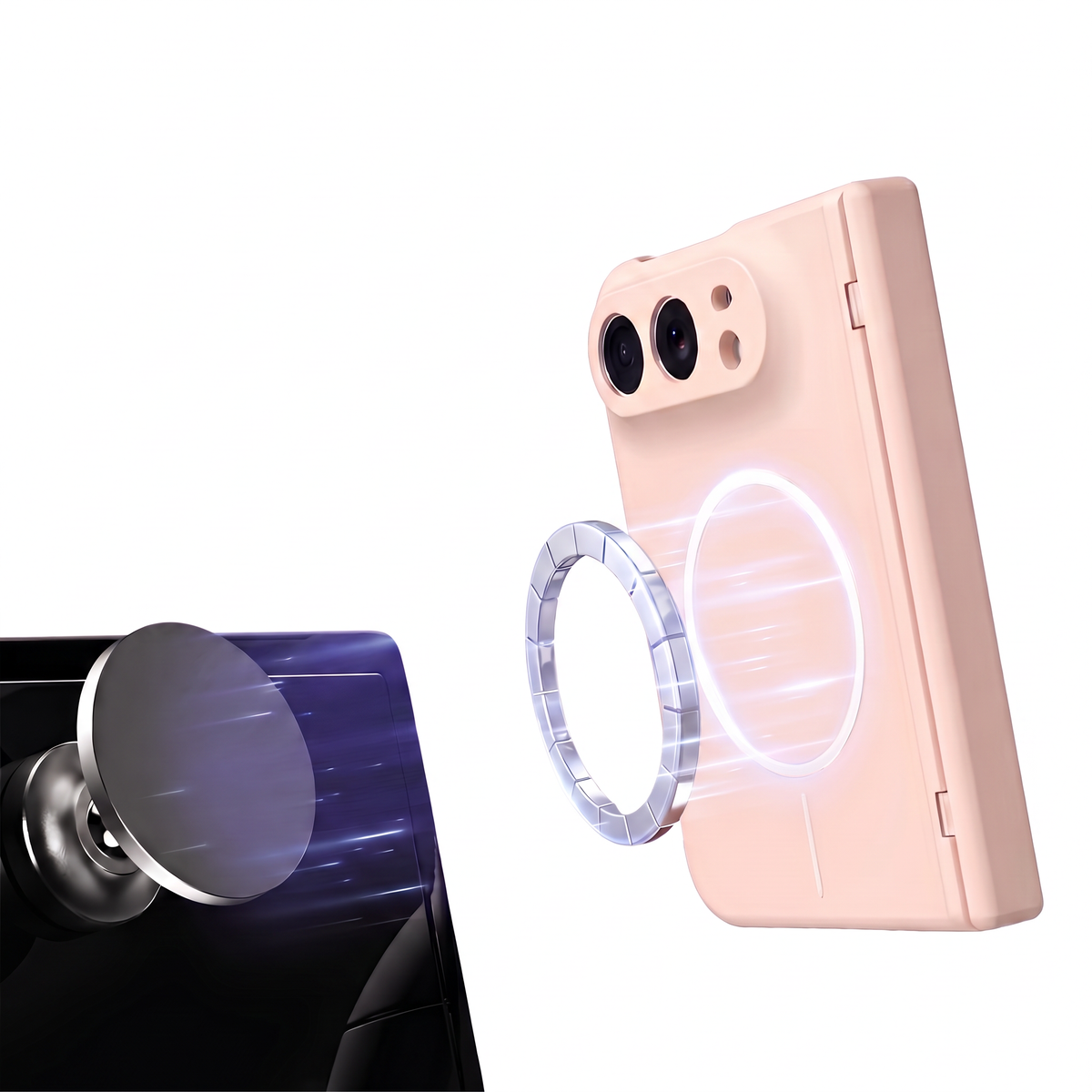 Spineguard P1 iPhone Fold car magnetic mount - Pink